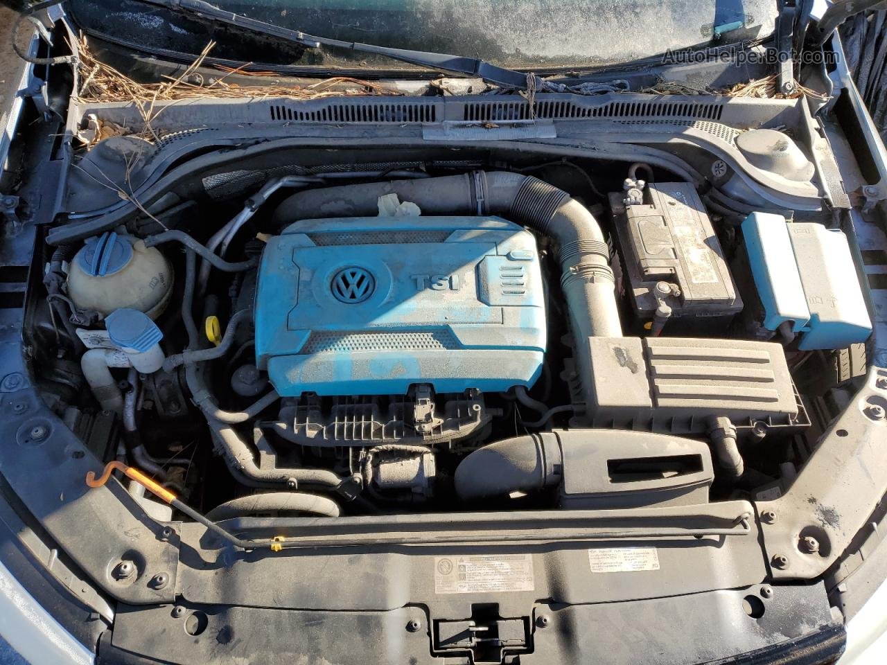 2014 Volkswagen Jetta Se Gray vin: 3VWD17AJ4EM273975