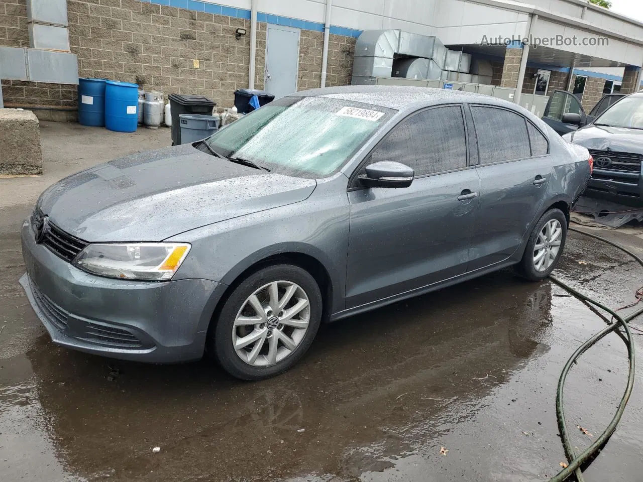 2014 Volkswagen Jetta Se Black vin: 3VWD17AJ4EM294714