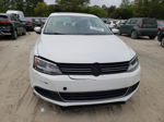 2014 Volkswagen Jetta Se White vin: 3VWD17AJ4EM328828