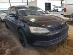 2014 Volkswagen Jetta Se Black vin: 3VWD17AJ4EM396403