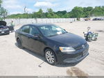 2014 Volkswagen Jetta 1.8t Se Black vin: 3VWD17AJ4EM406427