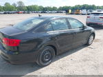 2014 Volkswagen Jetta 1.8t Se Black vin: 3VWD17AJ4EM406427