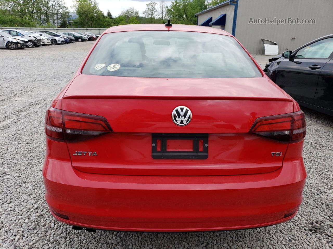 2016 Volkswagen Jetta Sport Red vin: 3VWD17AJ4GM379524