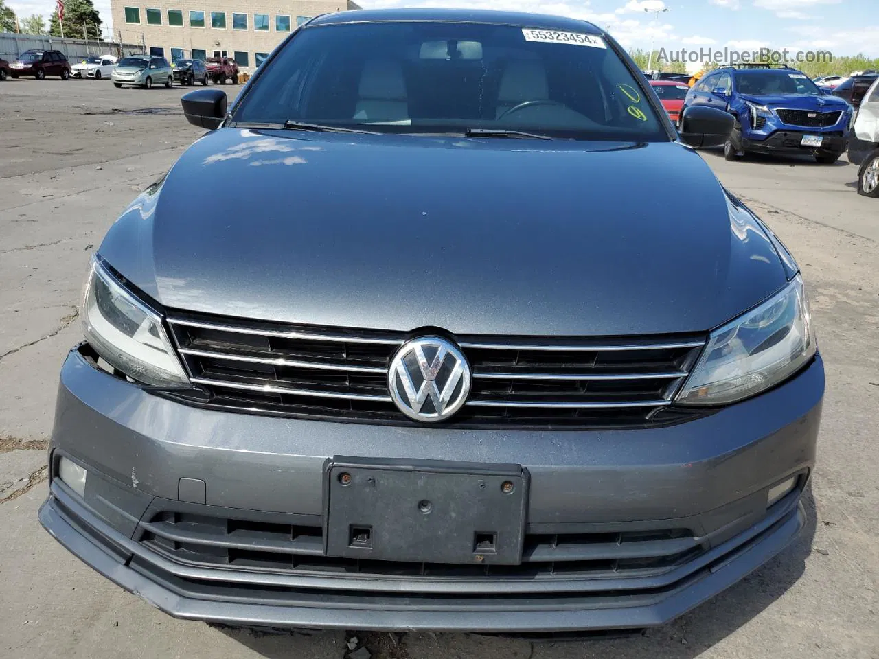 2016 Volkswagen Jetta Sport Charcoal vin: 3VWD17AJ4GM386103