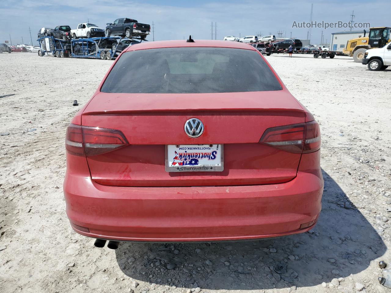 2017 Volkswagen Jetta Sport Red vin: 3VWD17AJ4HM302878