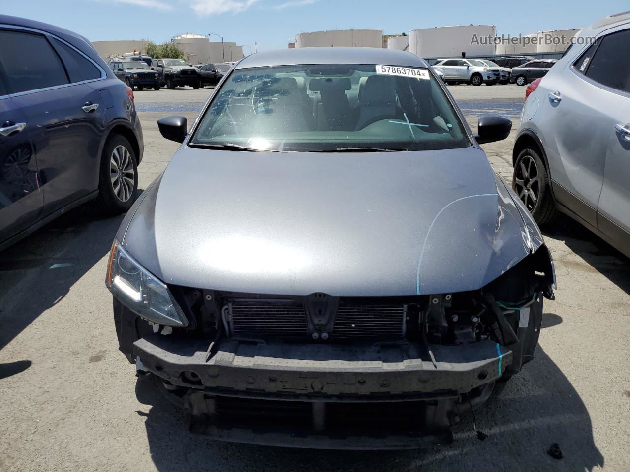 2017 Volkswagen Jetta Sport Gray vin: 3VWD17AJ4HM305652