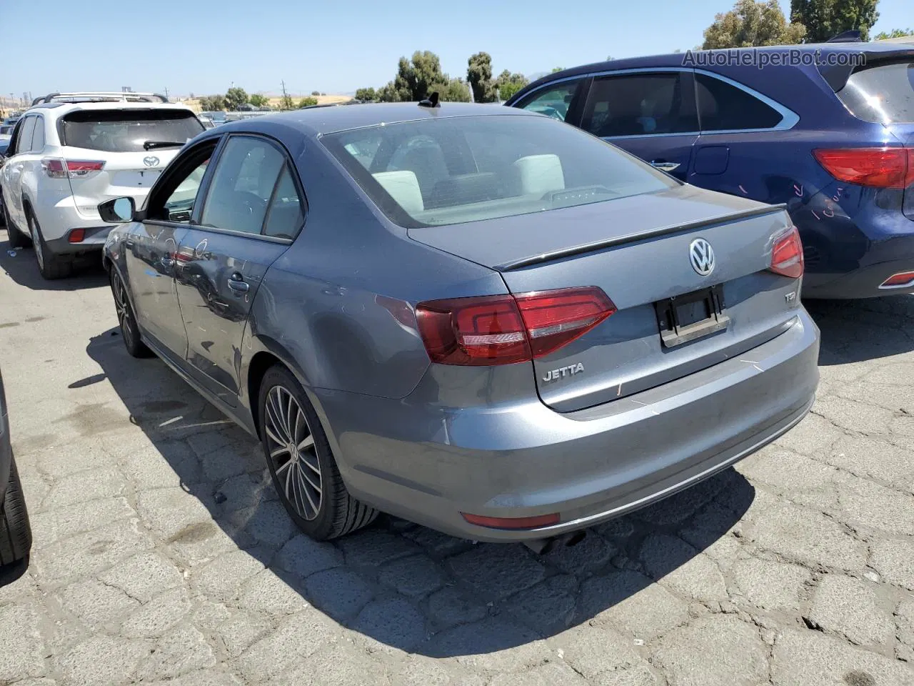 2017 Volkswagen Jetta Sport Серый vin: 3VWD17AJ4HM305652