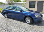 2014 Volkswagen Jetta Se Blue vin: 3VWD17AJ5EM399942