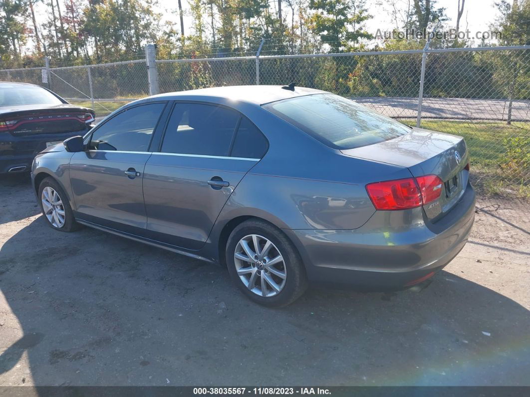 2014 Volkswagen Jetta 1.8t Se Gray vin: 3VWD17AJ5EM430560