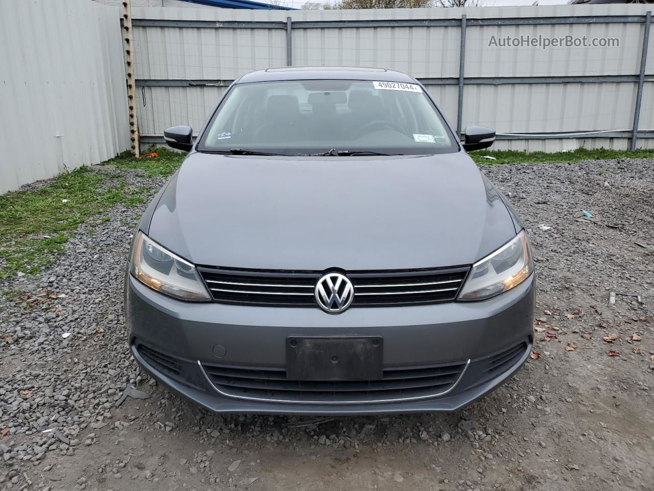 2014 Volkswagen Jetta Se Серый vin: 3VWD17AJ5EM435158