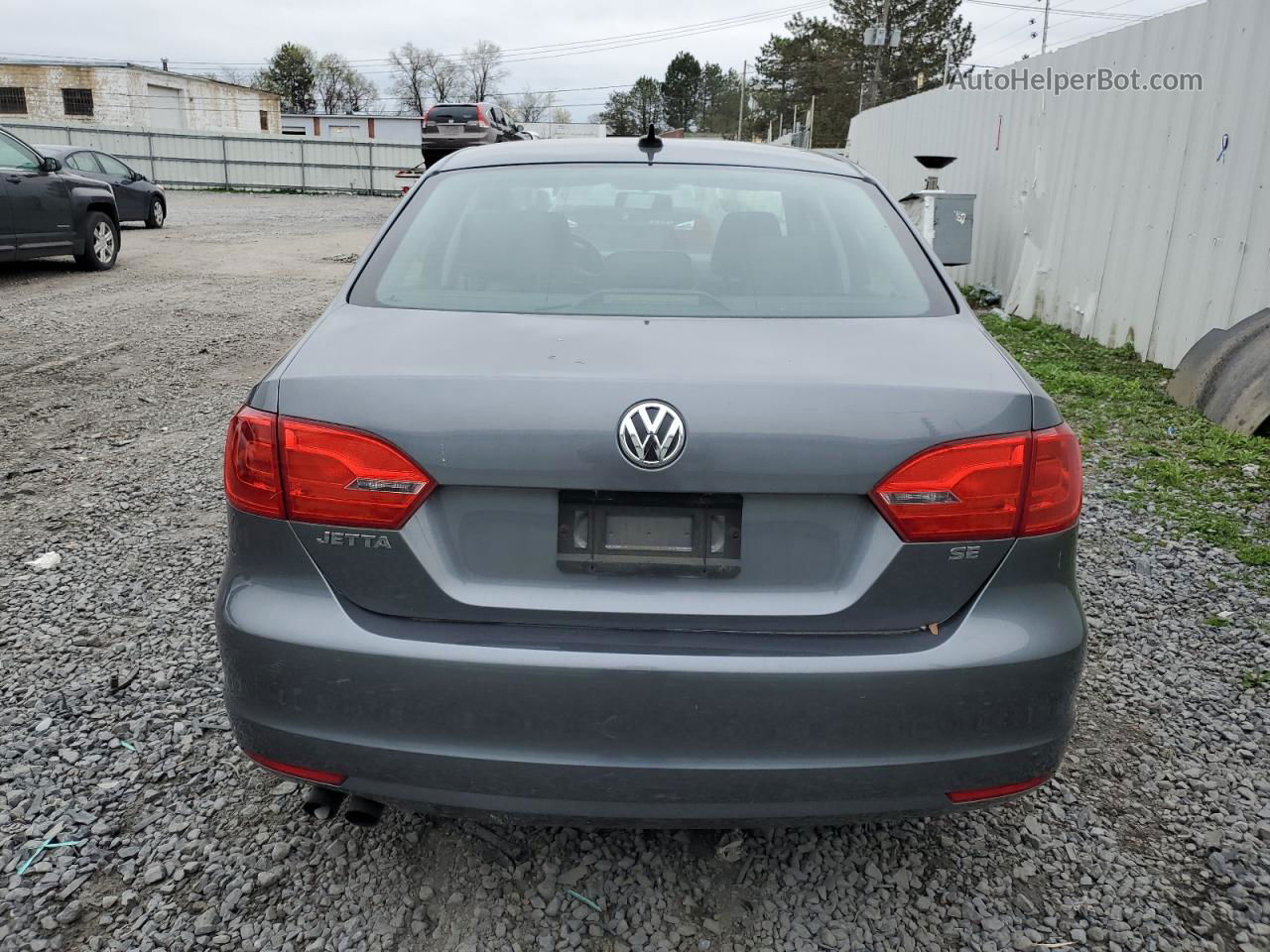 2014 Volkswagen Jetta Se Gray vin: 3VWD17AJ5EM435158