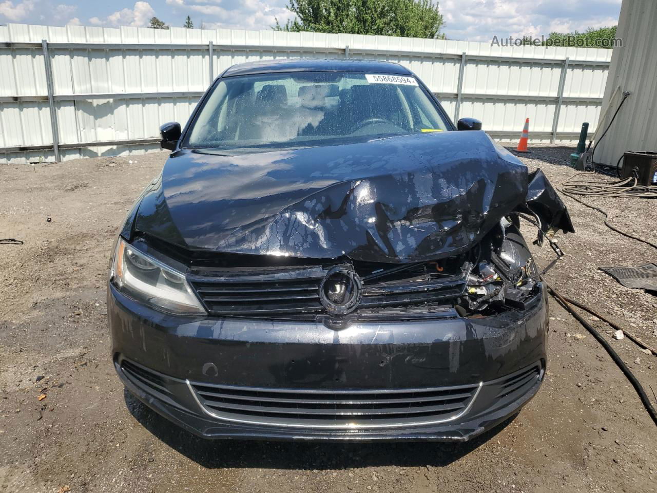 2014 Volkswagen Jetta Se Черный vin: 3VWD17AJ5EM442997