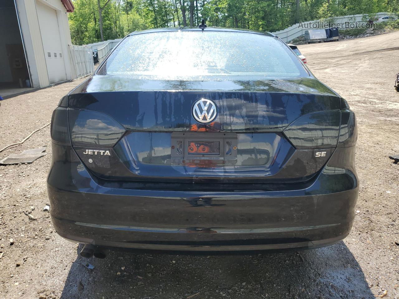 2014 Volkswagen Jetta Se Черный vin: 3VWD17AJ5EM442997