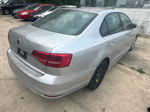 2015 Volkswagen Jetta Se Silver vin: 3VWD17AJ5FM225919