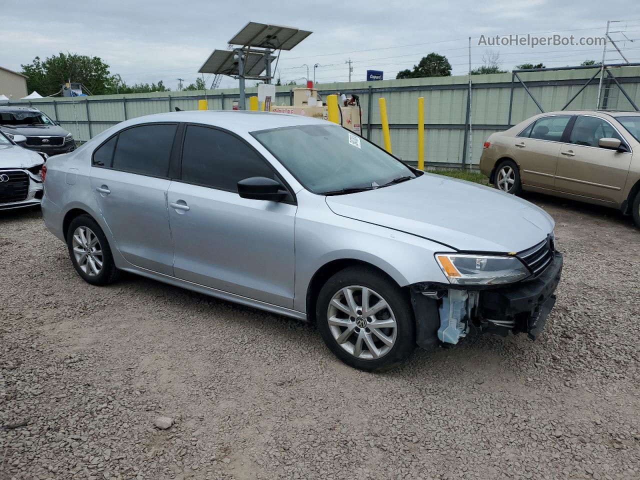 2015 Volkswagen Jetta Se White vin: 3VWD17AJ5FM235494