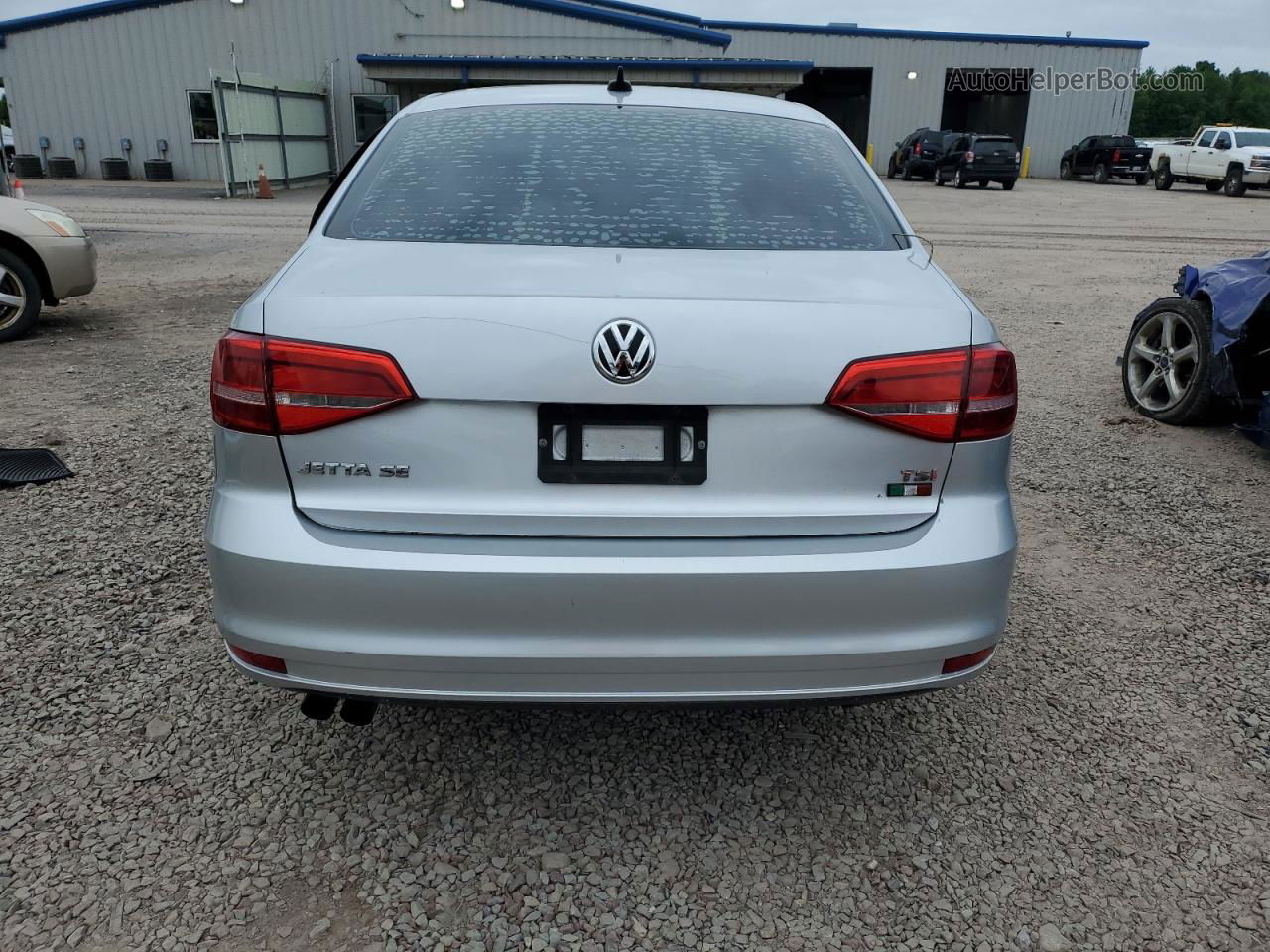 2015 Volkswagen Jetta Se White vin: 3VWD17AJ5FM235494