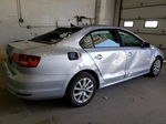 2015 Volkswagen Jetta Se Silver vin: 3VWD17AJ5FM321985