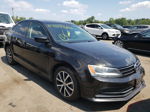 2015 Volkswagen Jetta Se Black vin: 3VWD17AJ5FM350788