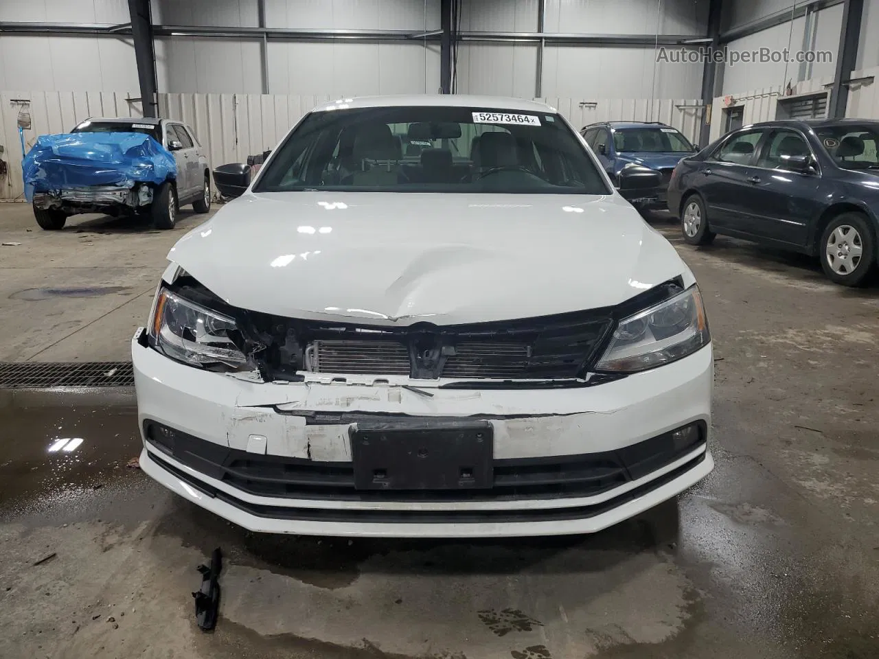 2016 Volkswagen Jetta Sport White vin: 3VWD17AJ5GM395280