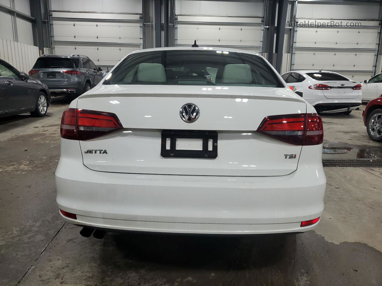 2016 Volkswagen Jetta Sport White vin: 3VWD17AJ5GM395280