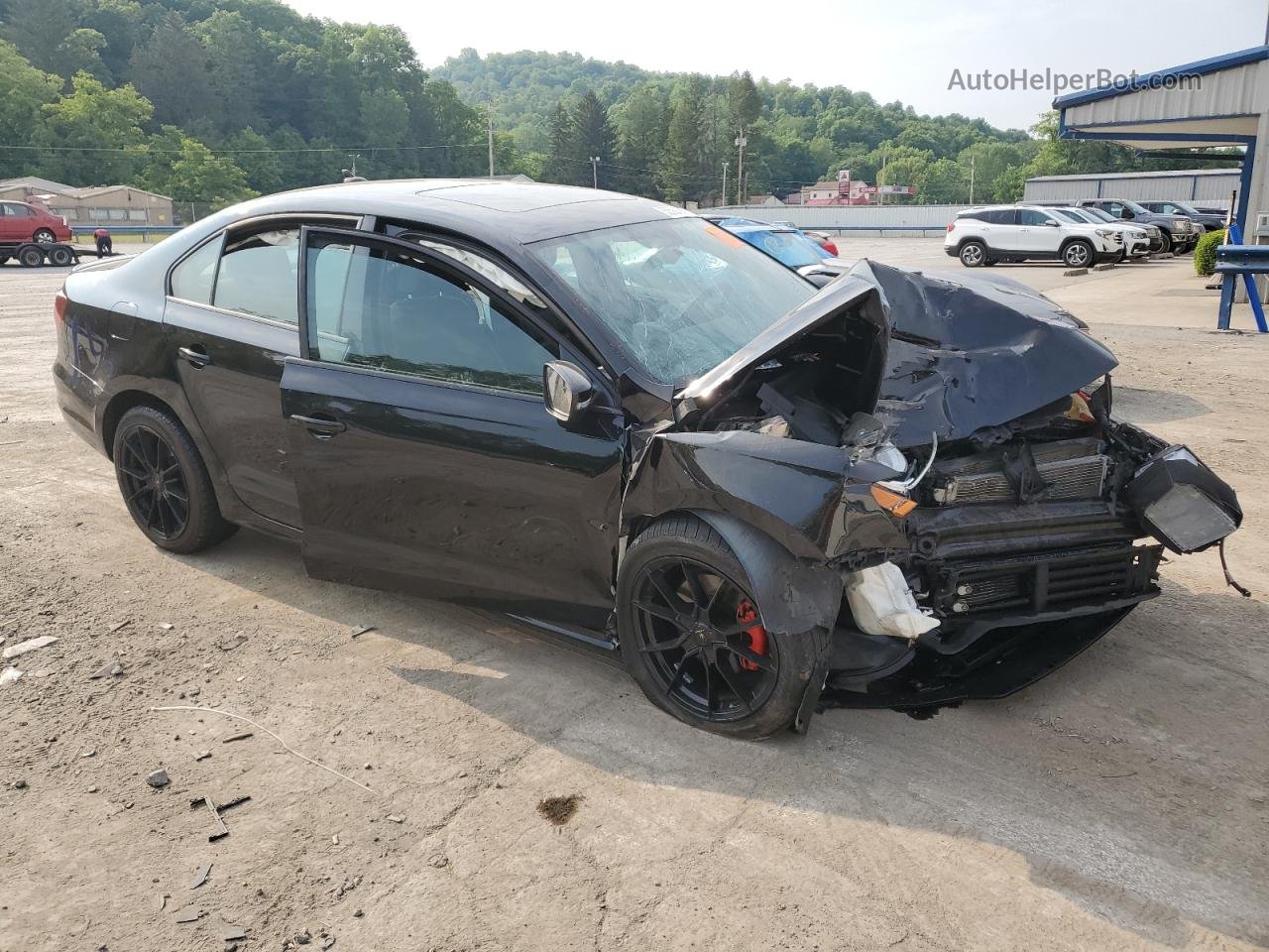 2018 Volkswagen Jetta Sport Black vin: 3VWD17AJ5JM238498