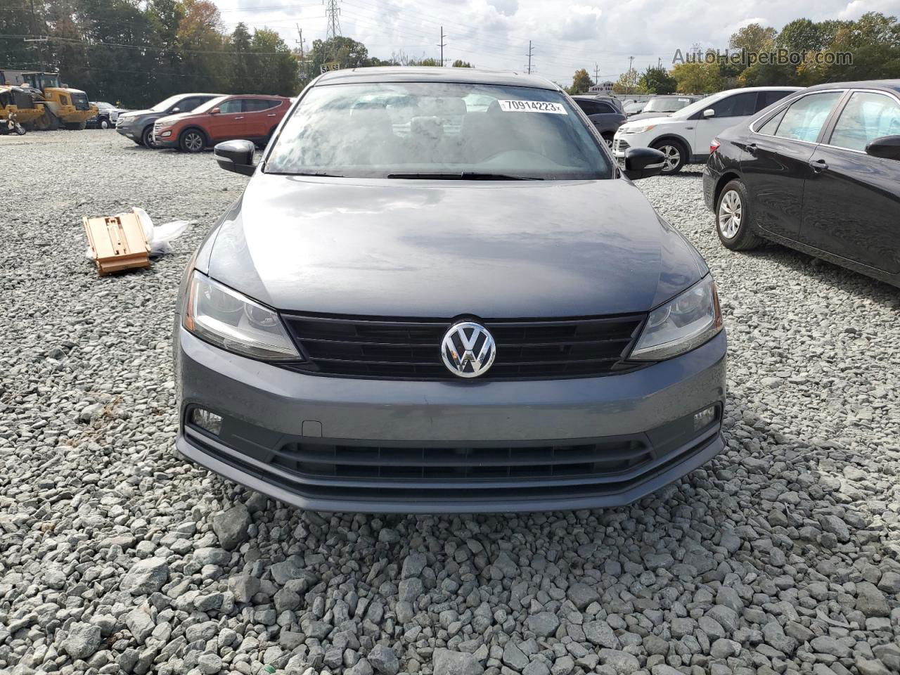 2018 Volkswagen Jetta Sport Угольный vin: 3VWD17AJ5JM243037