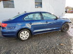 2014 Volkswagen Jetta Se Синий vin: 3VWD17AJ6EM221392