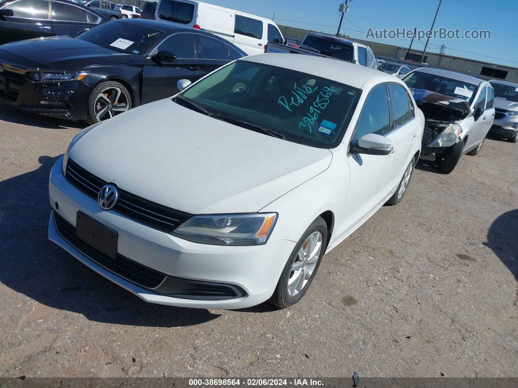 2014 Volkswagen Jetta 1.8t Se Белый vin: 3VWD17AJ6EM268678