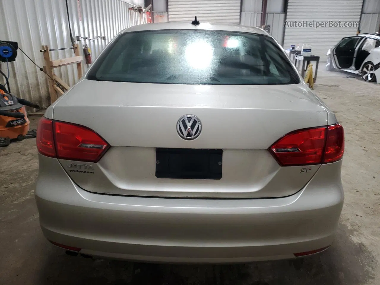 2014 Volkswagen Jetta Se Beige vin: 3VWD17AJ6EM273461