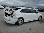 2014 Volkswagen Jetta Se White vin: 3VWD17AJ6EM286503