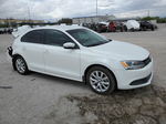 2014 Volkswagen Jetta Se White vin: 3VWD17AJ6EM286503