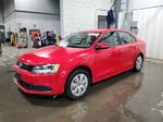 2014 Volkswagen Jetta Se Красный vin: 3VWD17AJ6EM307043