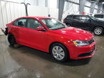 2014 Volkswagen Jetta Se Red vin: 3VWD17AJ6EM307043