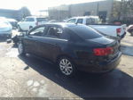 2014 Volkswagen Jetta Sedan Se Black vin: 3VWD17AJ6EM382843