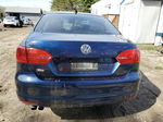 2014 Volkswagen Jetta Se Blue vin: 3VWD17AJ6EM416991