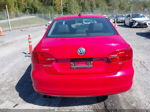 2014 Volkswagen Jetta Sedan Se Red vin: 3VWD17AJ6EM430695