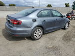 2015 Volkswagen Jetta Se Gray vin: 3VWD17AJ6FM241630