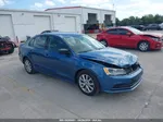 2015 Volkswagen Jetta 1.8t Se Blue vin: 3VWD17AJ6FM265944