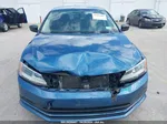 2015 Volkswagen Jetta 1.8t Se Blue vin: 3VWD17AJ6FM265944