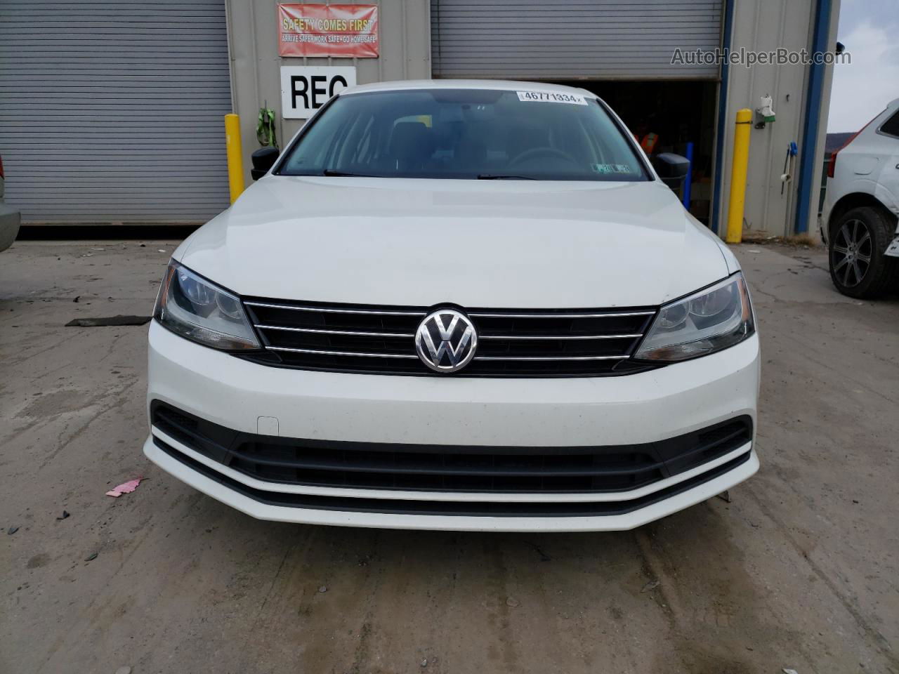 2015 Volkswagen Jetta Se Белый vin: 3VWD17AJ6FM300580