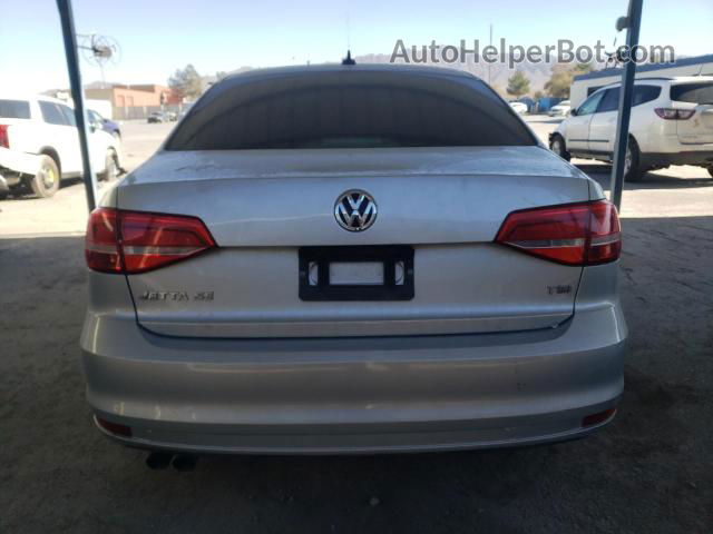 2015 Volkswagen Jetta Se Silver vin: 3VWD17AJ6FM331683