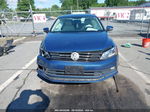 2015 Volkswagen Jetta 1.8t Se Blue vin: 3VWD17AJ6FM349682