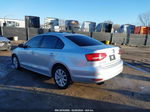 2015 Volkswagen Jetta 1.8t Se Silver vin: 3VWD17AJ6FM417107