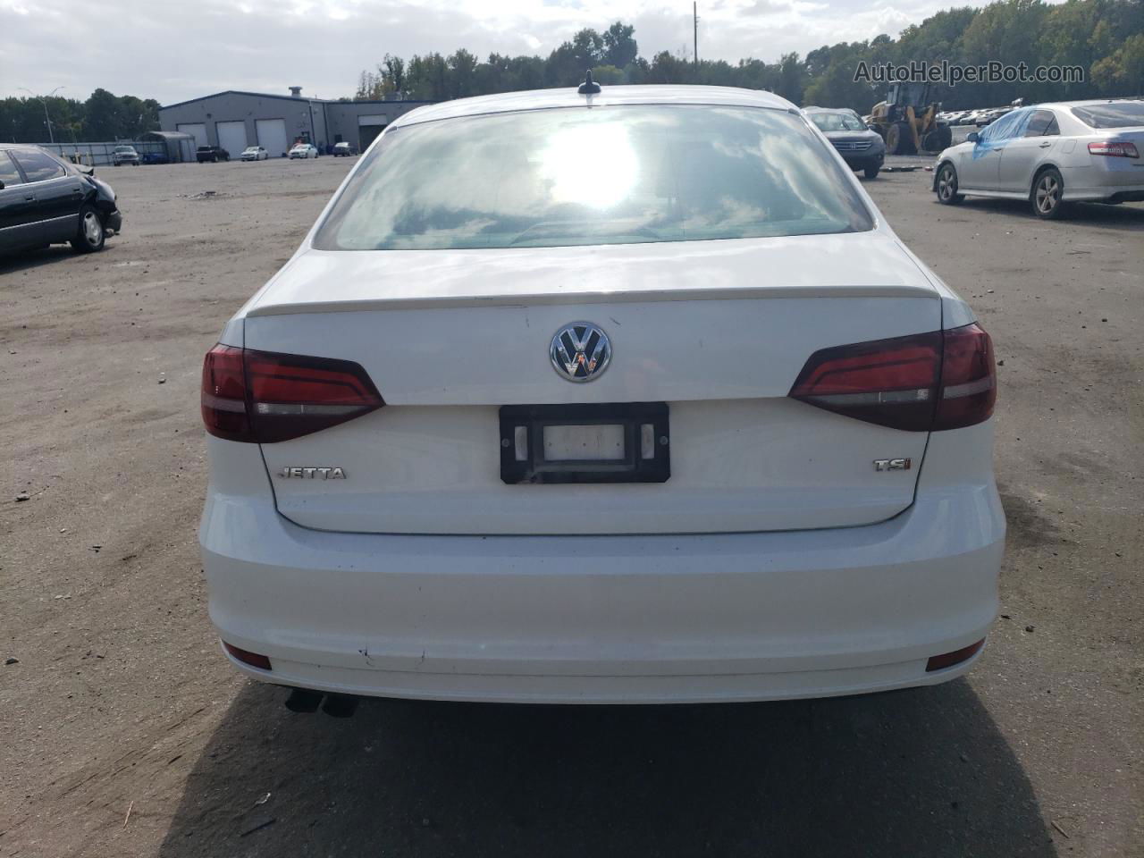 2016 Volkswagen Jetta Sport White vin: 3VWD17AJ6GM398382