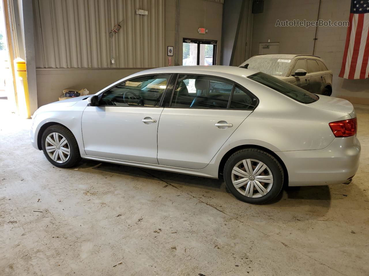 2014 Volkswagen Jetta Se Silver vin: 3VWD17AJ7EM297526