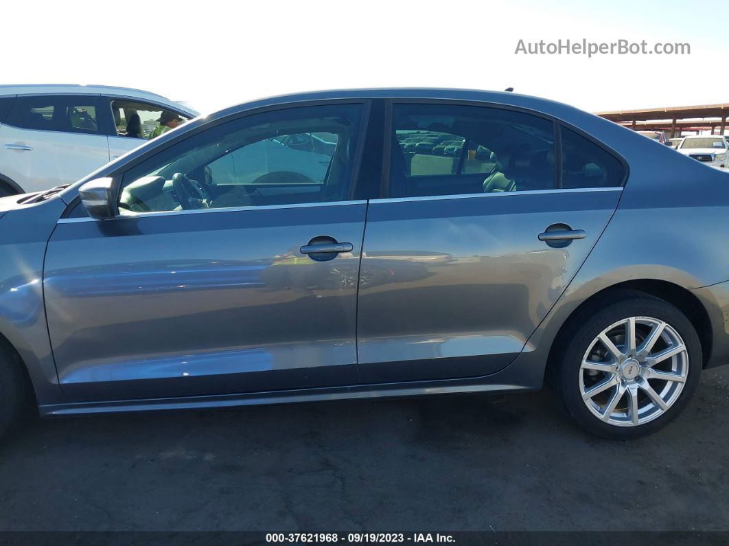 2014 Volkswagen Jetta Sedan Se Gray vin: 3VWD17AJ7EM299308