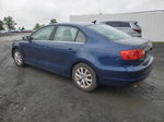 2014 Volkswagen Jetta Se Blue vin: 3VWD17AJ7EM326457