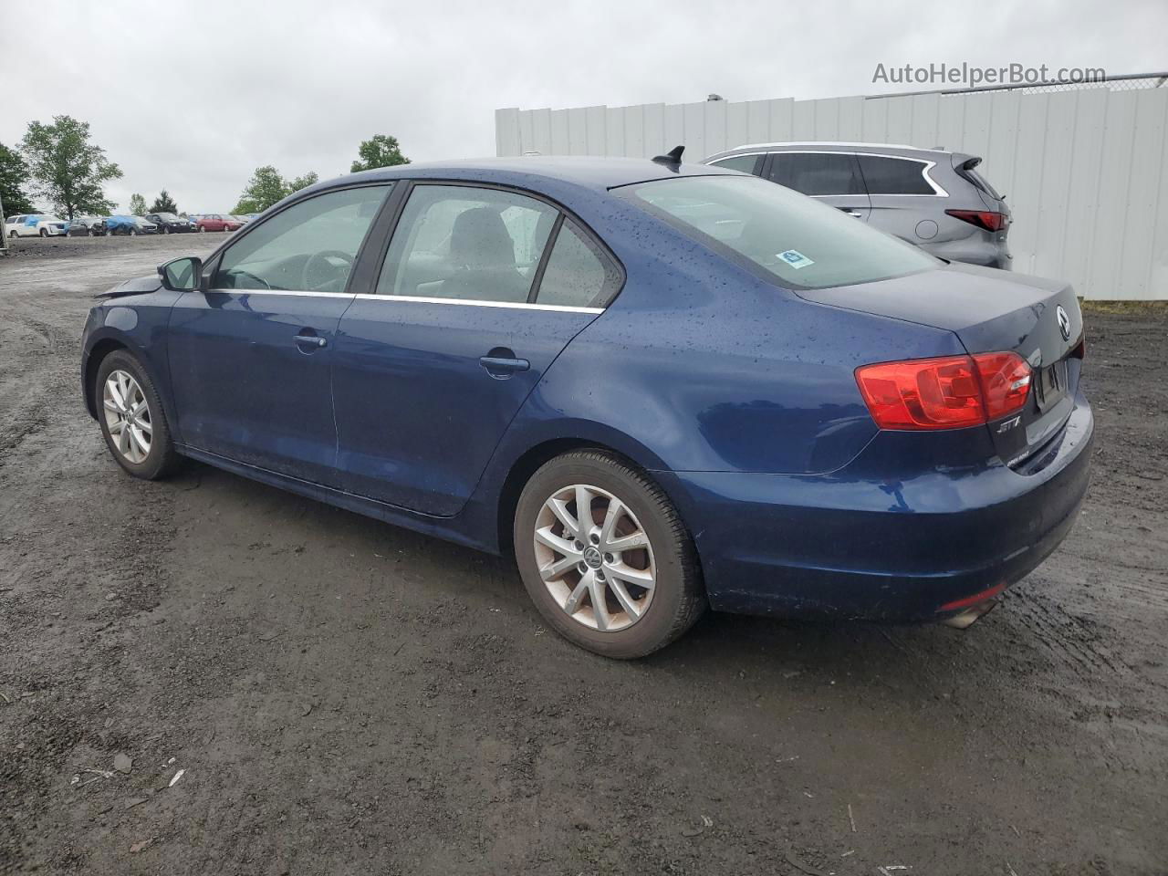 2014 Volkswagen Jetta Se Blue vin: 3VWD17AJ7EM326457