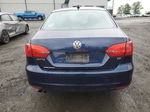 2014 Volkswagen Jetta Se Blue vin: 3VWD17AJ7EM326457