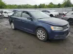 2014 Volkswagen Jetta Se Blue vin: 3VWD17AJ7EM326457